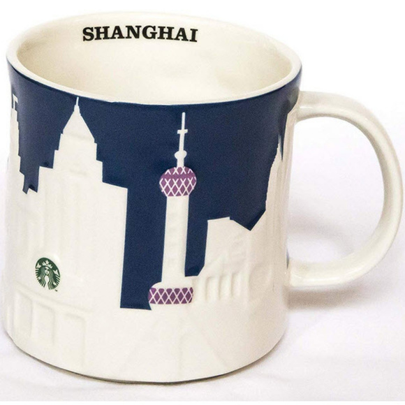Starbucks Shanghai City Relief Coffee Mug Cup - Picture 2 of 3